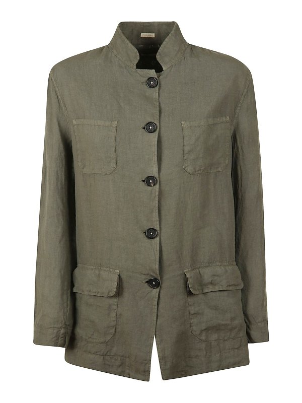 MASSIMO ALBA: casual jackets - Linen jacket
