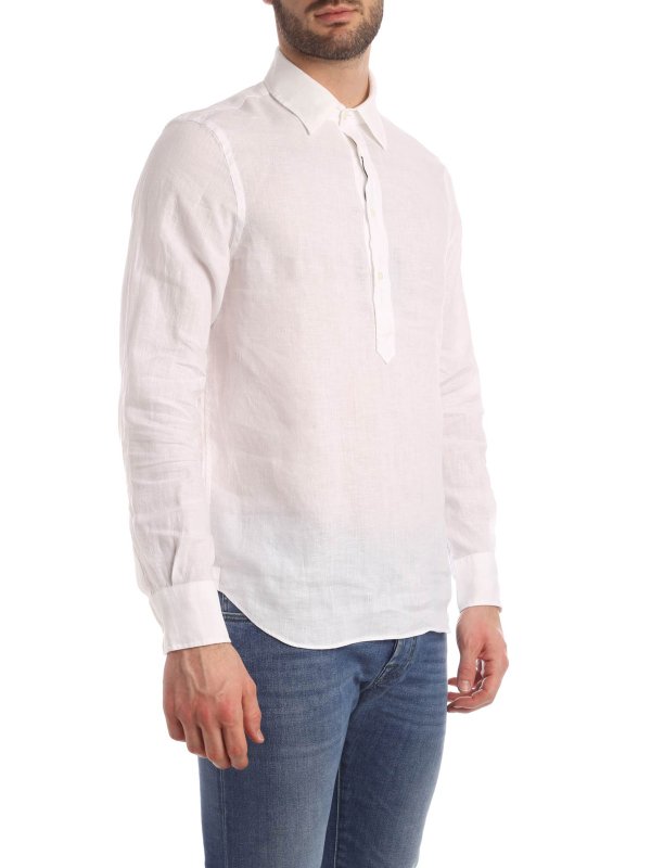 ASPESI: blouses online - Linen blouse