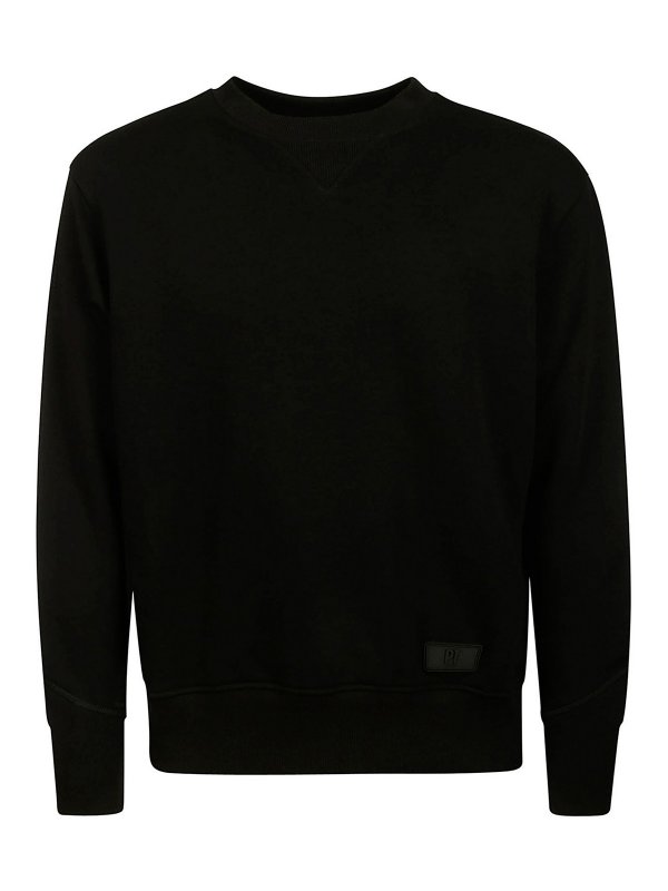 PT TORINO: Sweatshirts & Sweaters - Logo patch sweatshirt