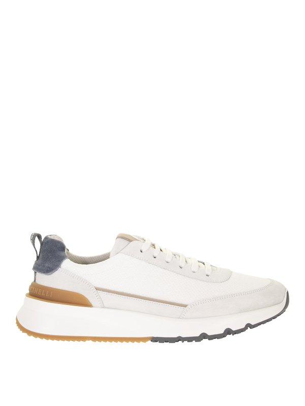 BRUNELLO CUCINELLI: Chaussures de sport - Baskets - Blanc