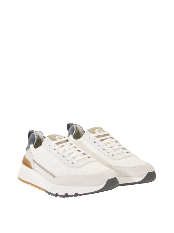 BRUNELLO CUCINELLI: Chaussures de sport online - Baskets - Blanc