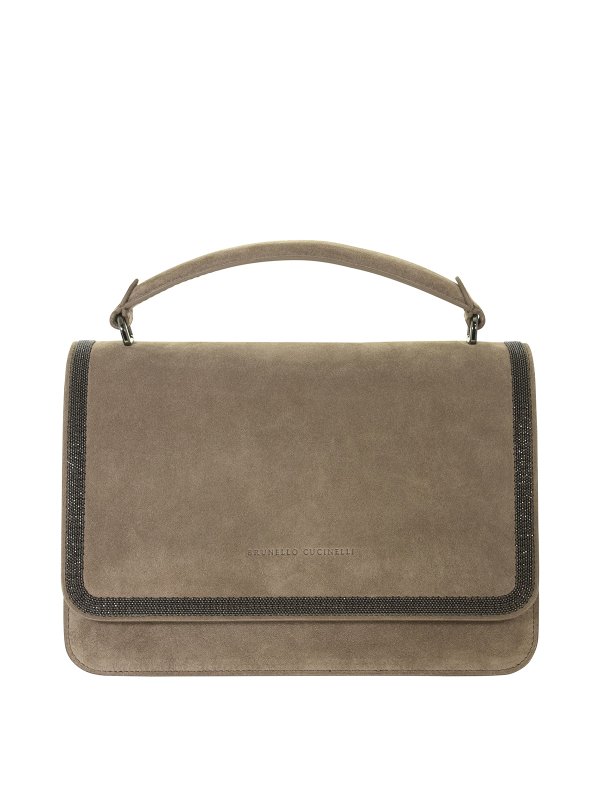 BRUNELLO CUCINELLI: クロスボディバッグ - クロスボディバッグ - ベージュ