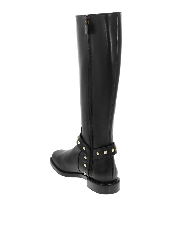 Pearl Moto boots shop online: Stuart Weitzman