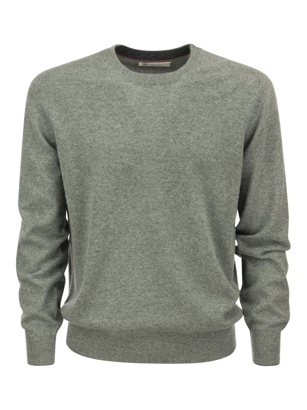 BRUNELLO CUCINELLI: クルーネック - クルーネック - グレー