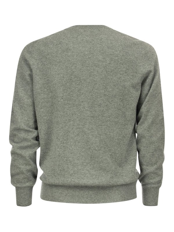 BRUNELLO CUCINELLI: クルーネック online - クルーネック - グレー