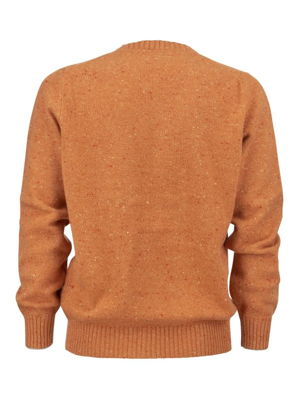 BRUNELLO CUCINELLI: crew necks online - Melange wool blend sweater