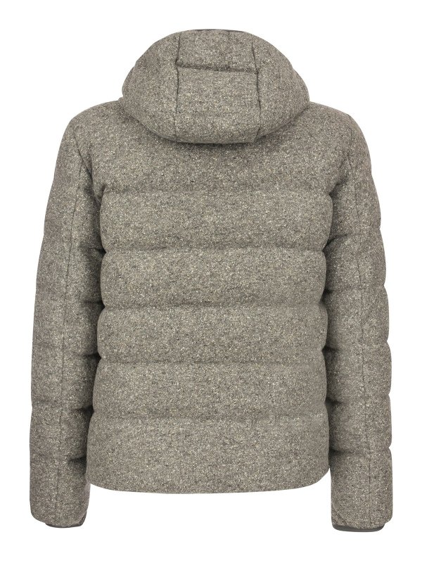 HERNO: padded jackets online - Wool blend padded jacket
