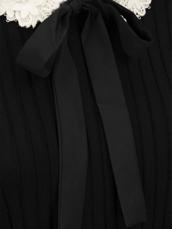 クルーネック - 黒 shop online: VALENTINO RED