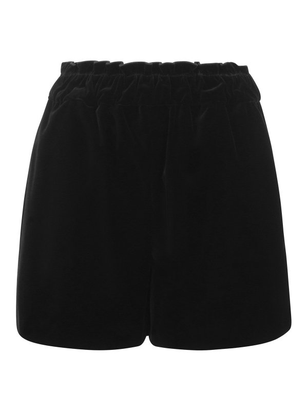 VALENTINO RED: トラウザーショーツ - ショートパンツ - 黒