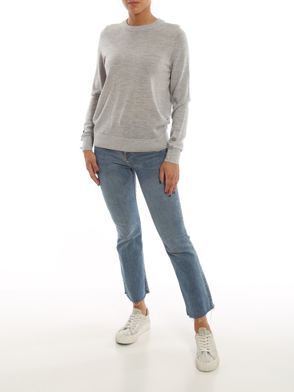 MICHAEL KORS: クルーネック online - クルーネック - ライトグレー