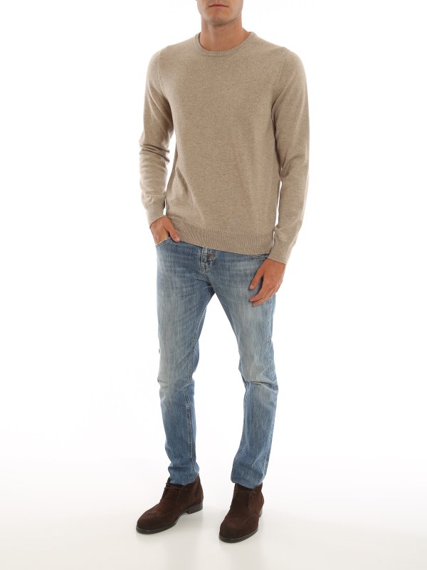 MALO: Pull col rond online - Pull Col Rond - Beige