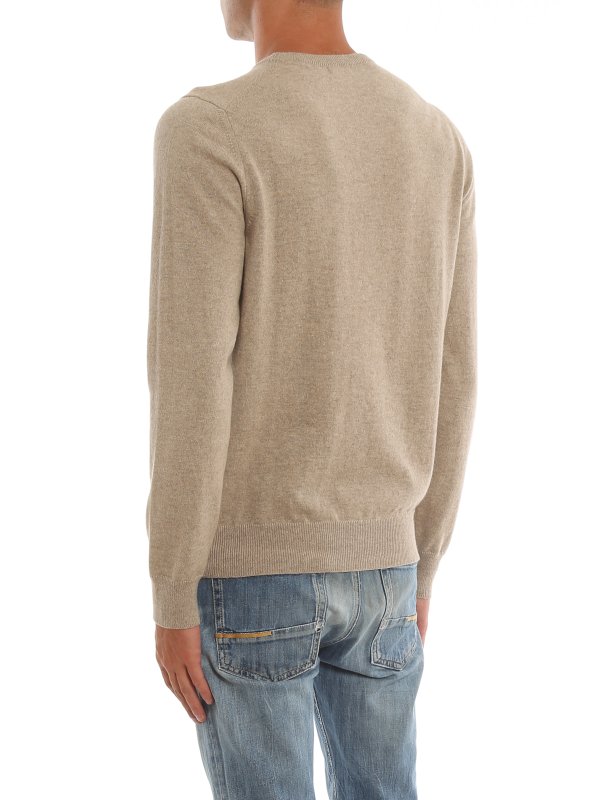 Pull Col Rond - Beige shop online: MALO