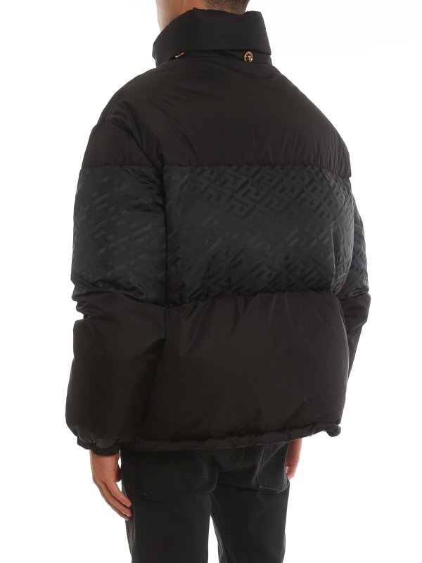 La Greca puffer jacket shop online: VERSACE