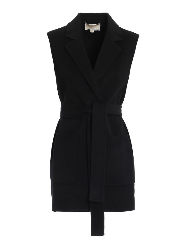 Michael Kors ショートコート - 黒|MU2207FGBX001 | THEBS