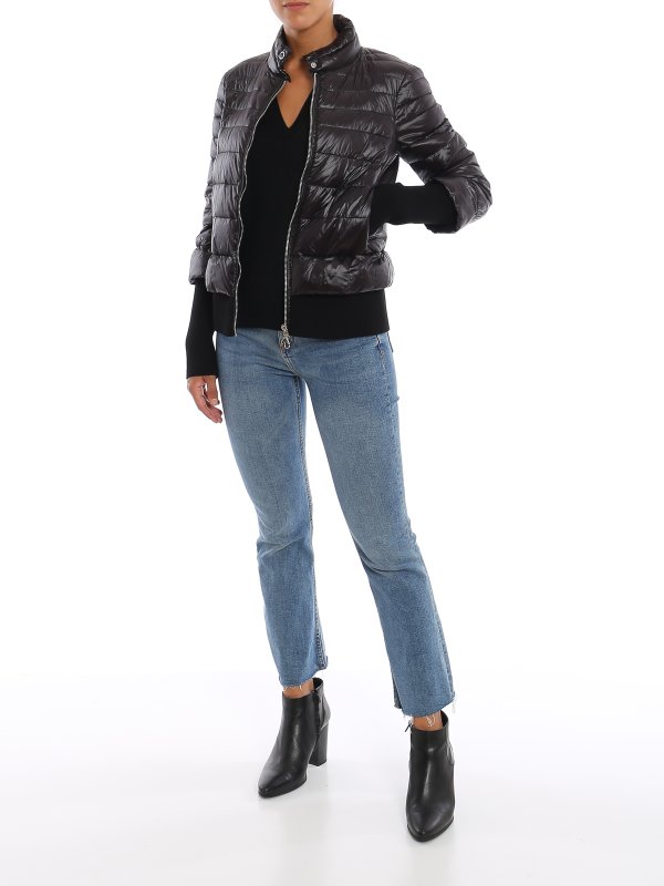 PATRIZIA PEPE: padded jackets online - Padded jacket with ribbed cuffs