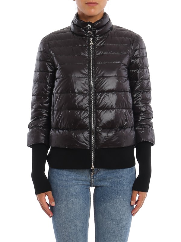 iKRIX PATRIZIA PEPE: padded jackets - Padded jacket with ribbed cuffs