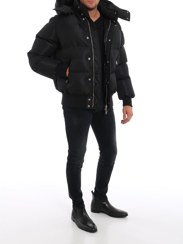 ALEXANDER MCQUEEN: padded jackets online - Tech fabric puffer jacket
