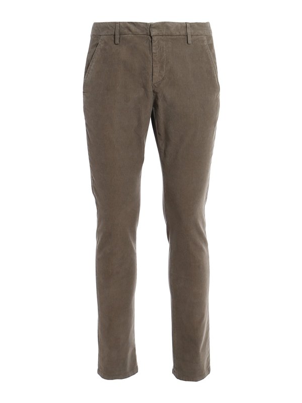 DONDUP: Casual Hosen - Casual Hose - Taupe