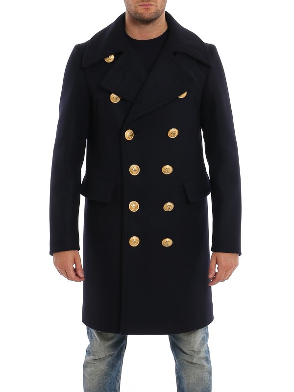 iKRIX DSQUARED2: knee length coats - Double-breasted wool coat