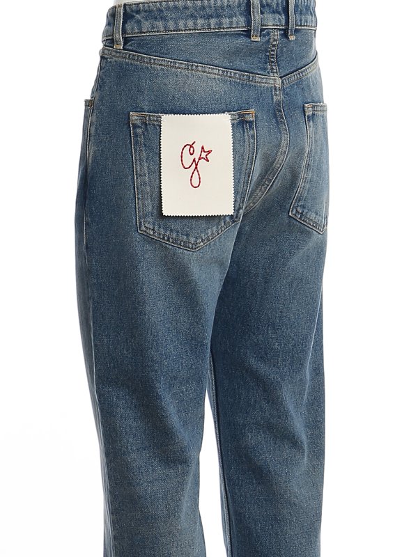 The Best Shops GOLDEN GOOSE: Jeans Rectos - Vaqueros Rectos - Happy