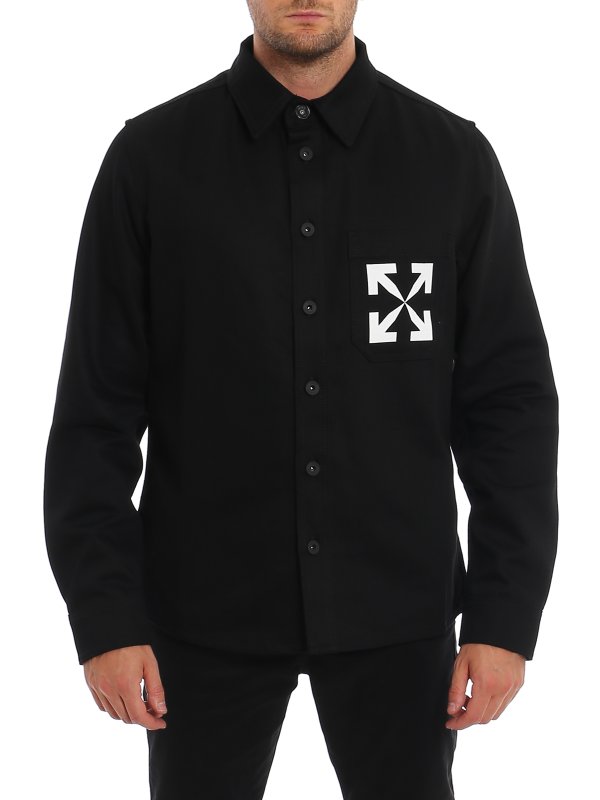 iKRIX OFF-WHITE: シャツ - シャツ - 黒