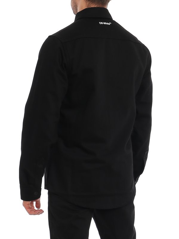 シャツ - 黒 shop online: OFF-WHITE