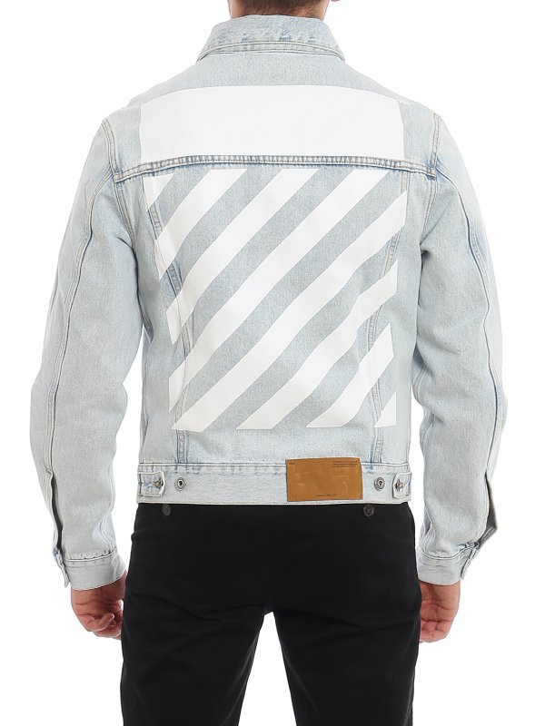 OFF-WHITE buy online Printed denim jacket
