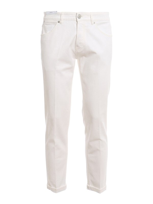 PT TORINO: Straight Leg Jeans - Straight Leg Jeans - Weiß