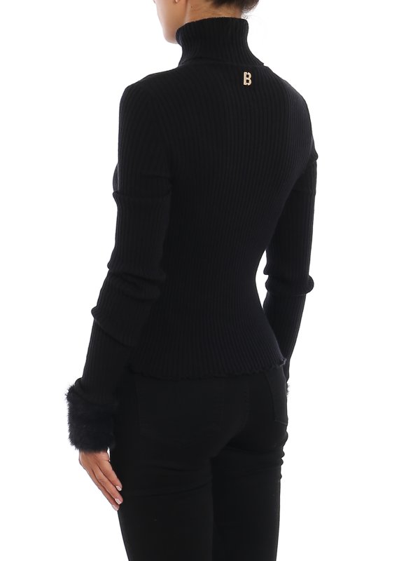 Rollkragenpullover - Schwarz shop online: BLUGIRL