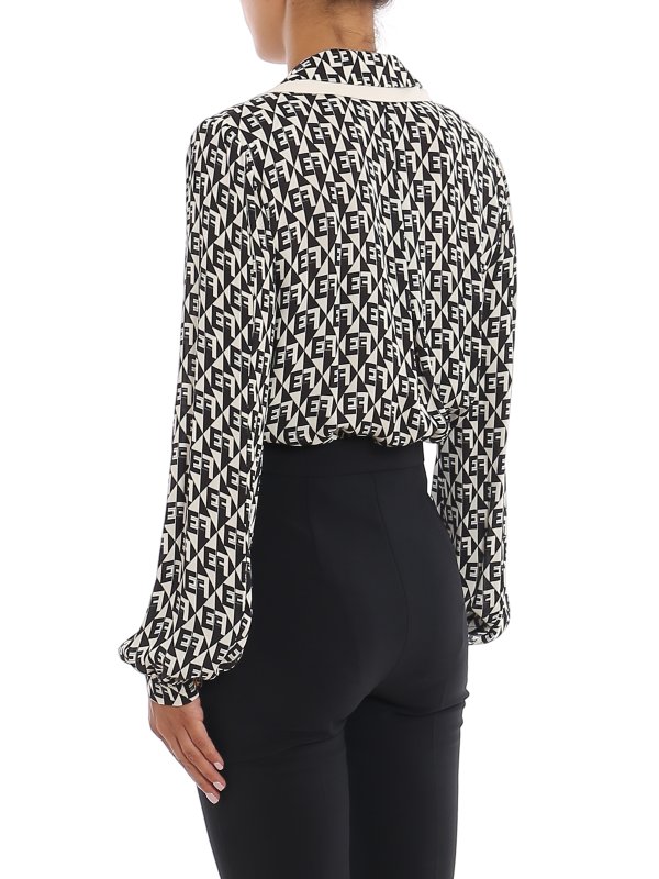Patterned bodysuit shop online: ELISABETTA FRANCHI