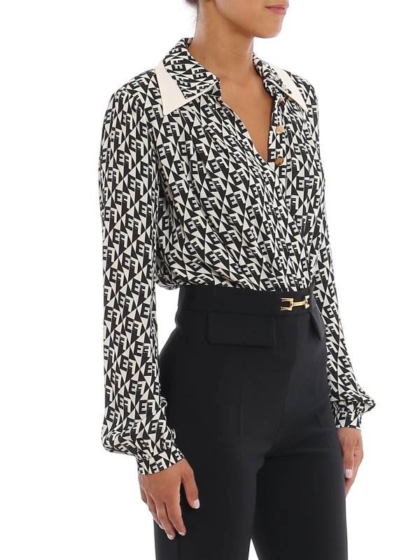 ELISABETTA FRANCHI buy online Patterned bodysuit