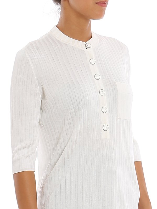 GIORGIO ARMANI buy online Rundhalspullover - Weiß