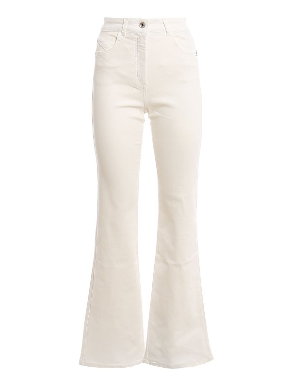 PATRIZIA PEPE CP0937DS04W146 関税送料込 Patrizia Pepe フレアジーンズ - 白 | CP0937DS04W146