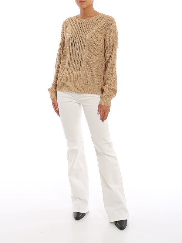 PATRIZIA PEPE: ベルボトムジーンズ online - フレアジーンズ - 白