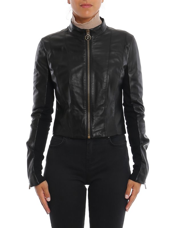 iKRIX Pinko: leather jacket - Gwenith leather jacket