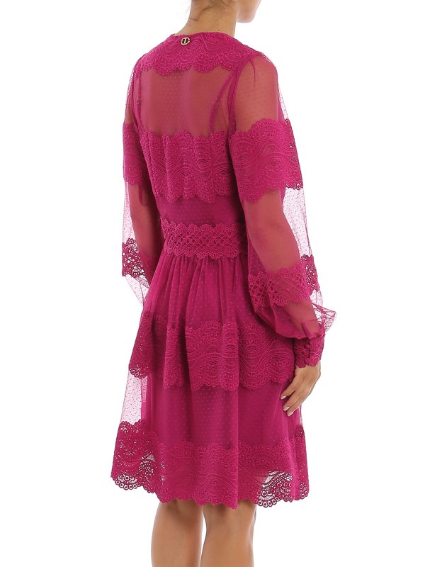 ショートドレス - フクシア shop online: TWINSET