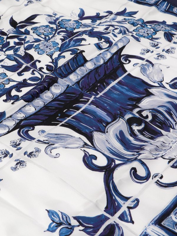 DOLCE & GABBANA: scarves online - Floral print scarf