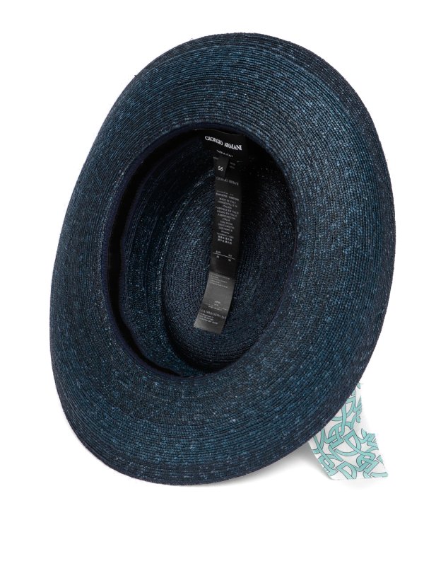 Straw hat shop online: GIORGIO ARMANI