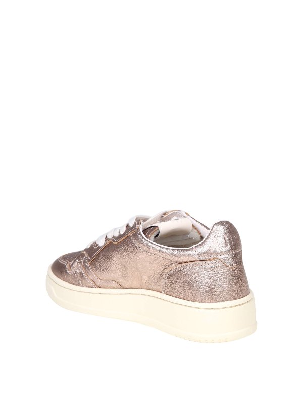 Sneakers in laminated pink leather shop online: AUTRY
