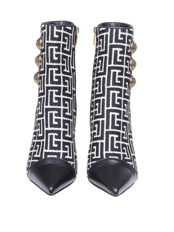 iKRIX Balmain: ankle boots - Roni booties in monogram fabric