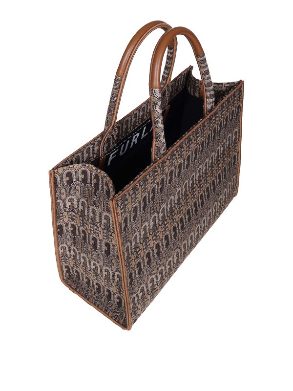 Opportunity l tote in fabric shop online: FURLA