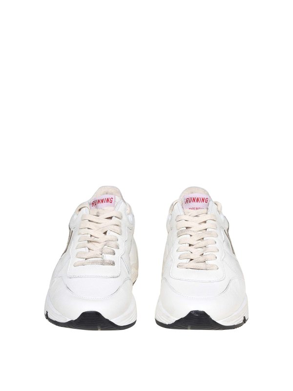 iKRIX GOLDEN GOOSE: trainers - Running sole sneakers in white leather