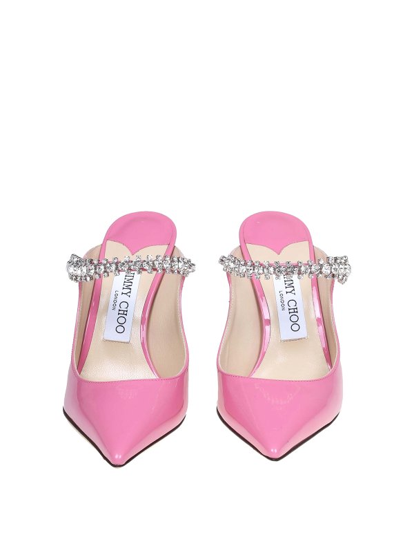 iKRIX JIMMY CHOO: mules shoes - Bing 100 mules in pink leather