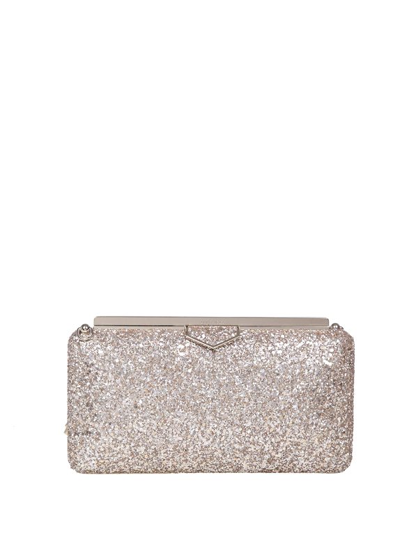 JIMMY CHOO: クラッチバッグ - クラッチバッグ - ピンク