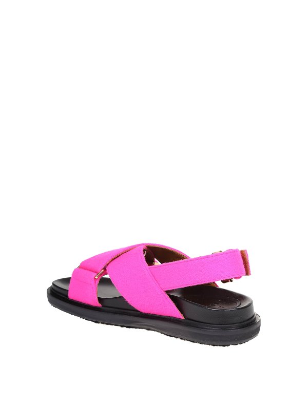 サンダル - 赤 shop online: Marni