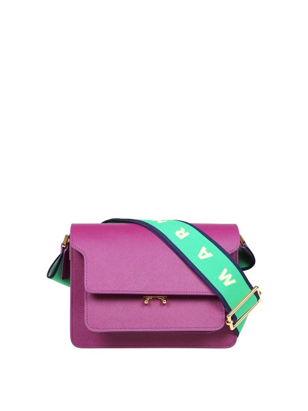 Marni: shoulder bags - Trunk leather bag