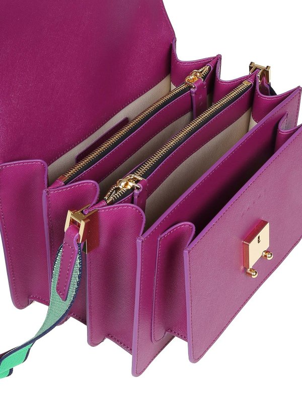 Trunk leather bag shop online: Marni