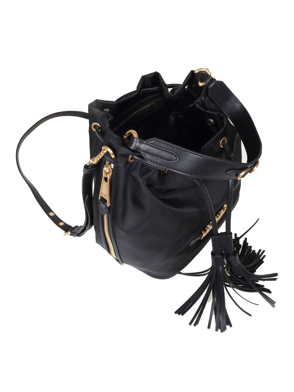 バケットバッグ - 黒 shop online: MOSCHINO