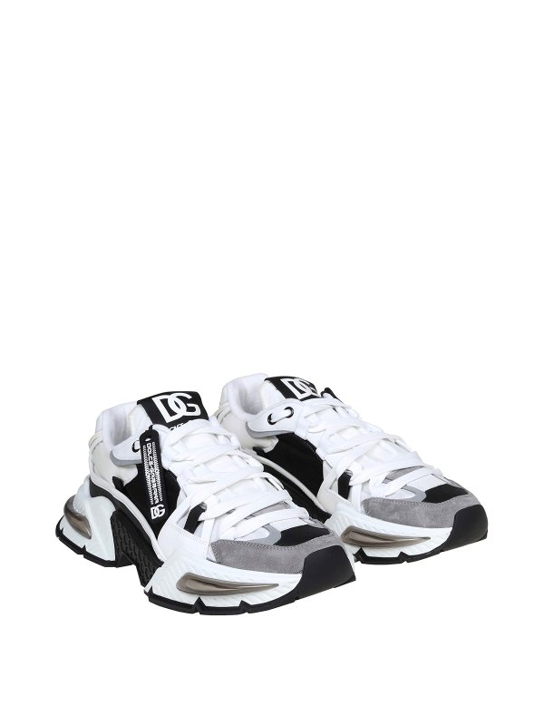 DOLCE & GABBANA: sneakers online - Sneakers in un mix di materiali