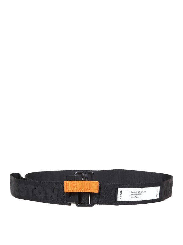 Ceintures Heron Preston Ceinture Noir HMRB005C99FAB0011010